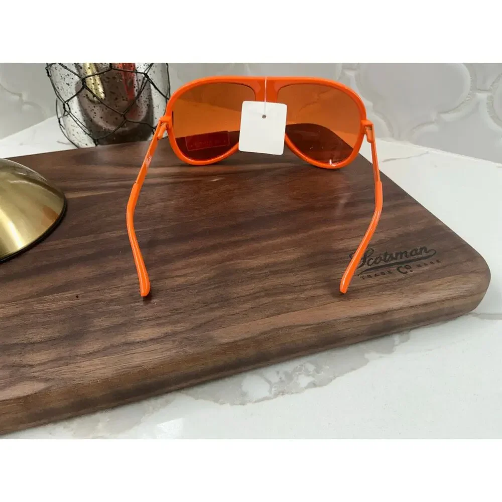 Neff Malibu Sunglasses Orange Frame Orange Lenses UV Protection Lifestyle